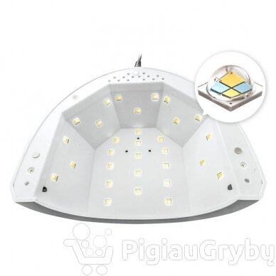 48W UV LED lempa nagams, hibridams, geliams Clavier Q1 4