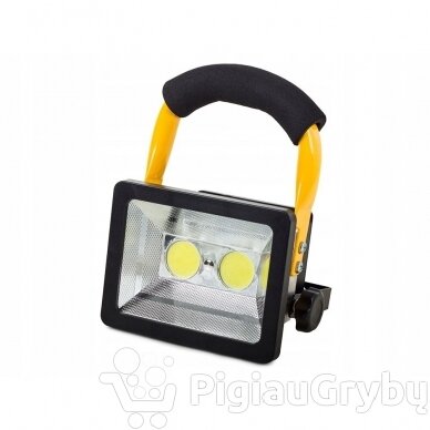 Nešiojamas įkraunamas LED COB prožektorius 30W 4