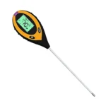 Dirvožemio pH, temperatūros, drėgmės ir insoliacijos matuoklis AG805 4in1