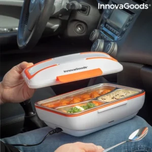 Elektrinė pietų dėžutė automobiliui InnovaGoods Pro Bentau 12 V su maistu