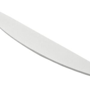 1-lenkta-nagu-dilde-100-180-sviesiai-pilka Lenkta šviesiai pilka nagų dildė 100/180 banano formos