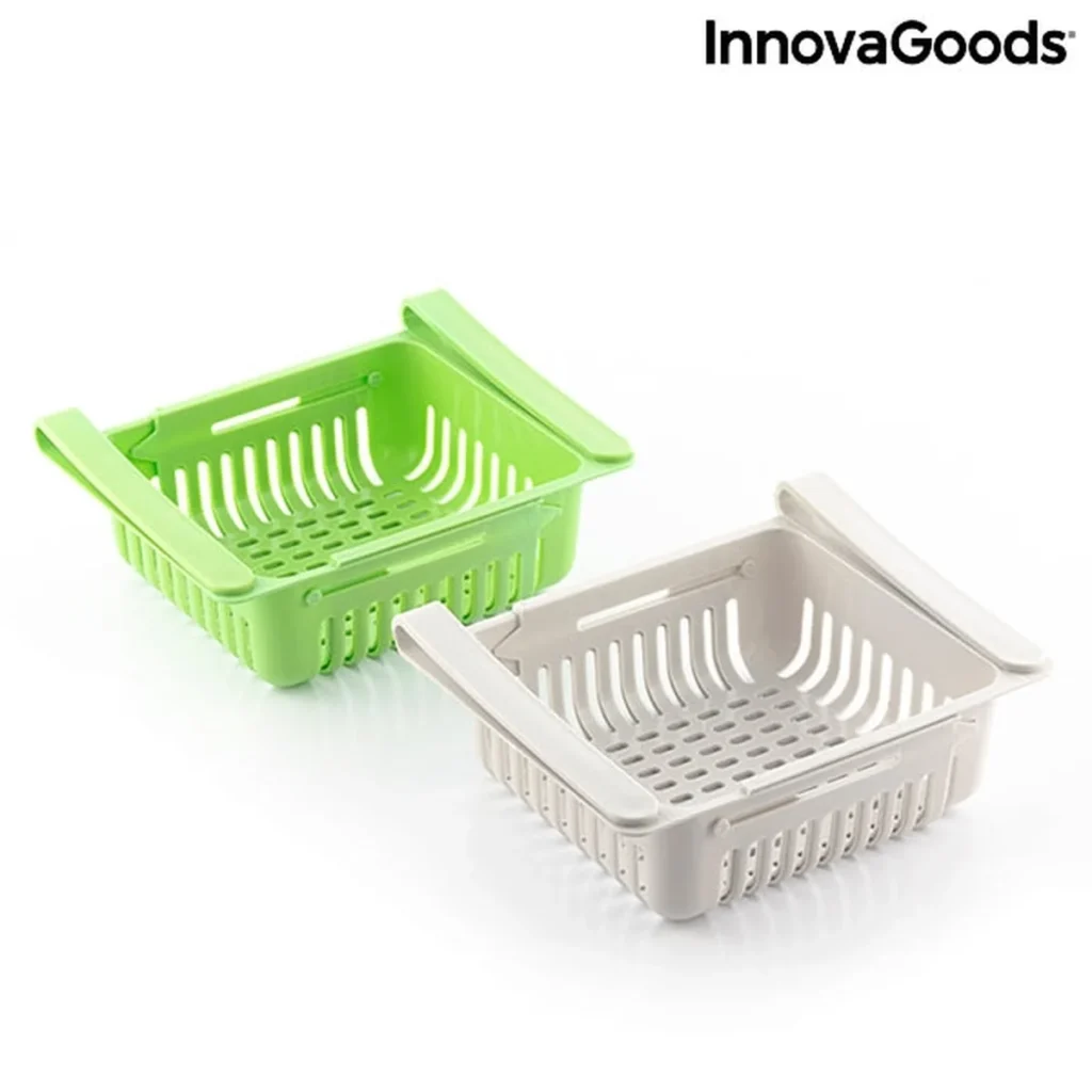 Reguliuojamas šaldytuvo organizatorius Friwer InnovaGoods (2 vnt.)