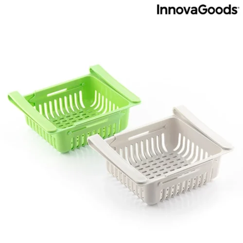 1-reguliuojamas-saldytuvo-organizatorius-friwer-innovagoods-2-vnt Reguliuojamas šaldytuvo organizatorius Friwer InnovaGoods, 2 vnt.