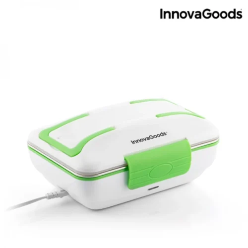 Hobox Pro InnovaGoods 50W balta žalia elektrinė pietų dėžutė