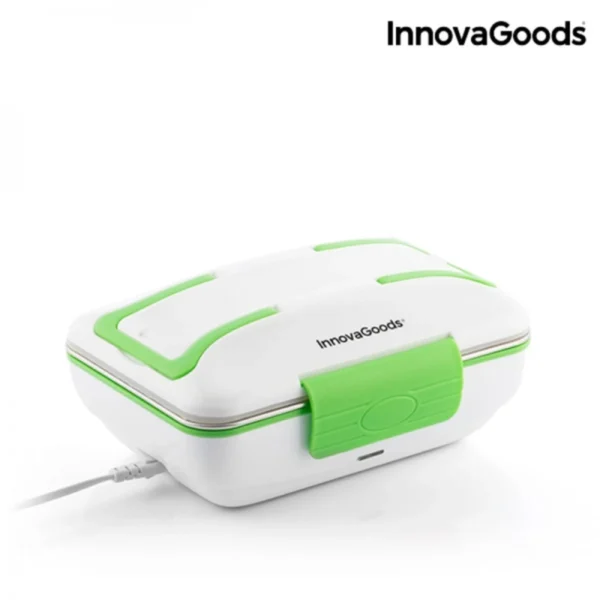 Hobox Pro InnovaGoods 50W balta žalia elektrinė pietų dėžutė