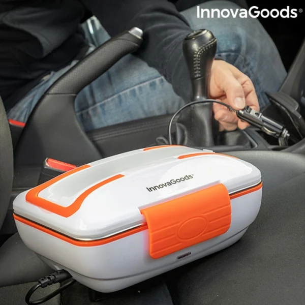 2-pro-bentau-12v-elektrine-pietu-dezute-automobilyje InnovaGoods Pro Bentau 12 V elektrinė pietų dėžutė automobilyje