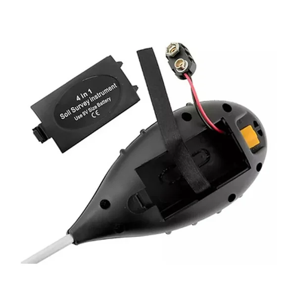 AG805 dirvožemio matuoklio 9 V baterijos skyrius