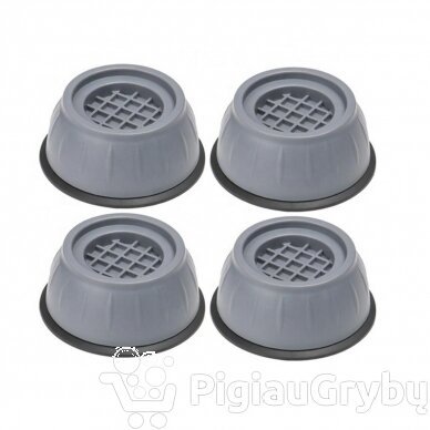 Antivibracinės pagalvėlės skalbyklei (4 vnt.)