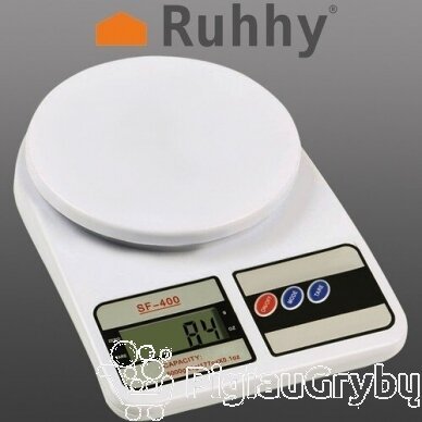 Elektroninės virtuvinės svarstyklės iki 10 kg