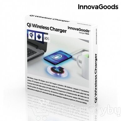 InnovaGoods Gadget Tech Qi belaidis įkroviklis išmaniesiems telefonams