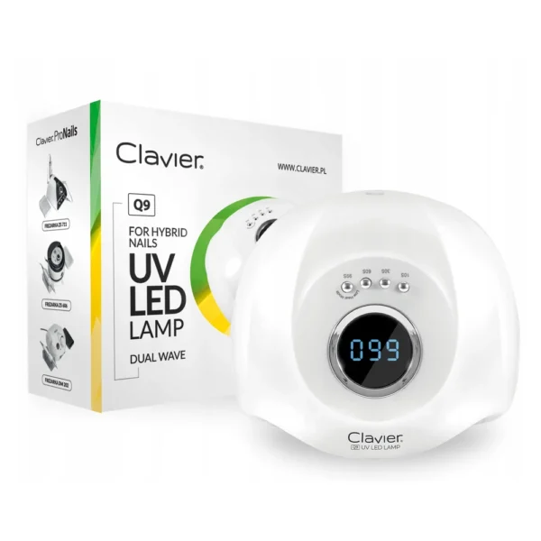 Nagų lempa Clavier Q9 90W UV/LED su pakuote
