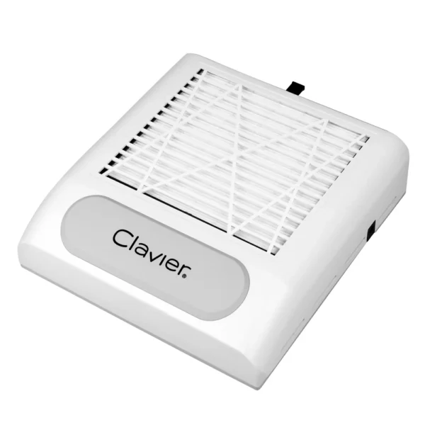 Baltas Clavier 858-8 80 W dulkių surinkėjas manikiūrui iš viršaus