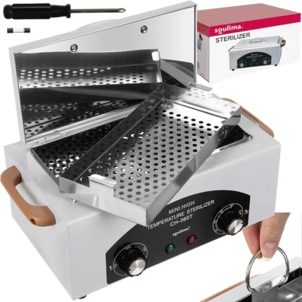 3-soulima-22938-sterilizatorius-komplektacija Soulima 22938 karšto oro sterilizatorius CH-360T su komplektacija