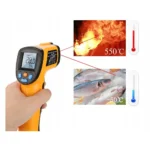 4-infraraudonuju-spinduliu-termometras-50-550-c Infraraudonųjų spindulių termometras GM550 paviršiaus temperatūrai nuo -50 iki 550 °C matuoti