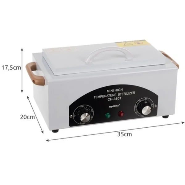 4-karsto-oro-sterilizatorius-ch-360t-matmenys Karšto oro sterilizatoriaus CH-360T matmenys 35 x 20 x 17,5 cm