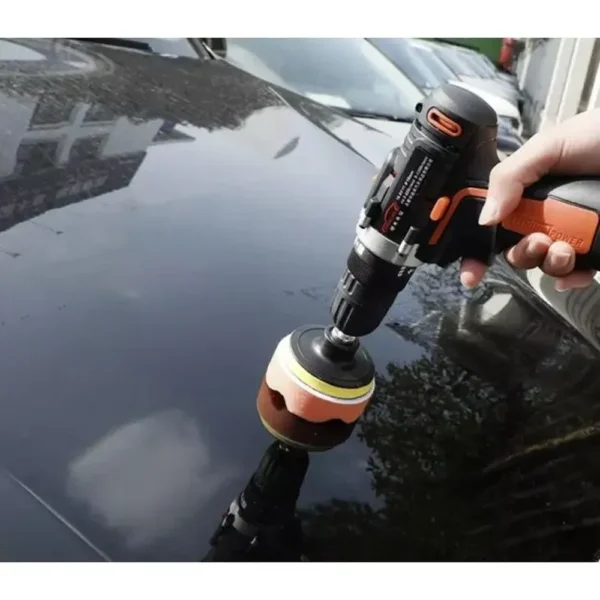 4-poliravimo-kempine-automobilio-lakui 80 mm poliravimo kempinė automobilio lakui su gręžtuvu