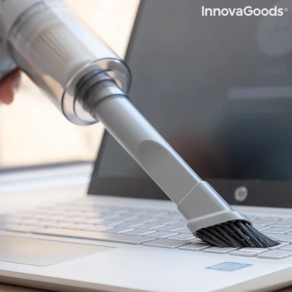 InnovaGoods Recuum dulkių siurblys su šepetėlio antgaliu klaviatūrai valyti