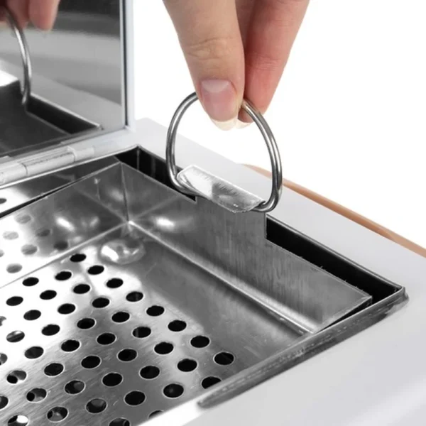 6-ch-360t-metalinis-irankiu-krepselis CH-360T sterilizatoriaus išimamo metalinio įrankių krepšelio rankena