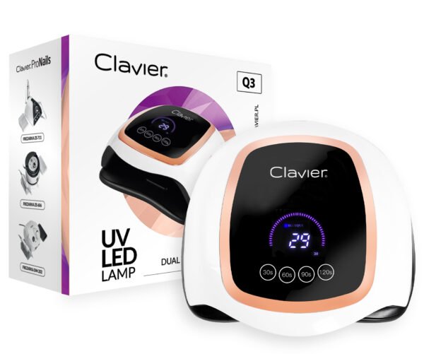 Clavier Q3 168 W UV LED nagų lempa su originalia dėžute