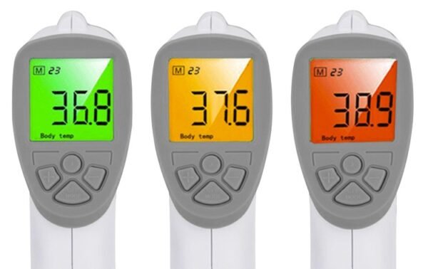 DT-8806C termometro žalias, oranžinis ir raudonas ekrano apšvietimas