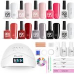 Your NAILS Studio STARTER gelinio lakavimo rinkinys su Clavier Q1 lempa ir priedais