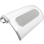 Baltas Clavier 40 W manikiūro dulkių surinkėjas su trimis ventiliatoriais