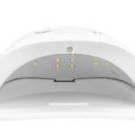 Clavier Q5 MAX nagų lempos vidus ir LED diodai