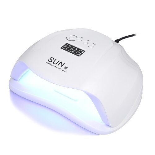 54W UV LED hibridinė lempa nagams SUN x, baltos sp.